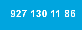 927 130 11 86 927 130 11 86